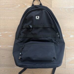 OGIO Sleek Black Backpack for Men Backstrap for Carry on Luggage